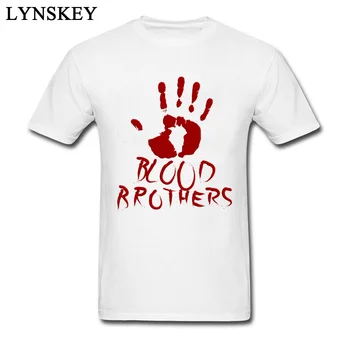 Blood brothers Sjovt Toppe Shirt med Rund Hals Sommeren Bomuld kortærmet T-shirts til Mænd Designe Tøj Shirt