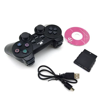 Bluetooth-2.4 GHz Trådløs Gamepads Controller med Håndtag Modtager til Sony Playstation PS2 for Sony Playstation PS3 til PC