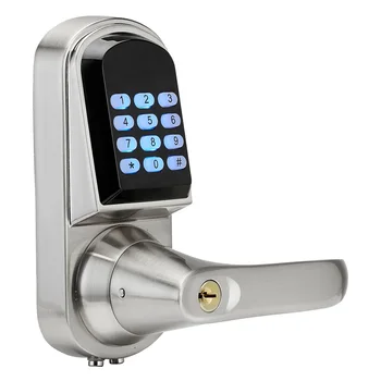 Bluetooth-Elektronisk dørlås APP Control, Password, Mekanisk Nøgle Tastatur Digital kodelås Smart Telefon lk200AP