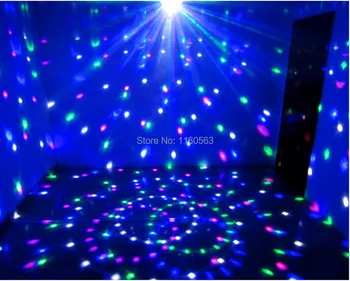 Bluetooth magisk kugle, lys KTV Laser Lys 9 Farver 27W Crystal Magic Ball Førte Fase Lampe 21Modes Disco laserlys Part Lys