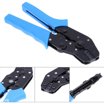 Blå Pin-crimptang High-Carbon Stål Crimpning Tang 2,54 mm 3.96 mm 28-18AWG Crimper 0.1-1.0 mm-Pladsen Dupont Crimp Værktøj