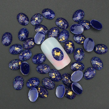 Blåhed 10stk/masse 3D negle art dekorationer gel Turkis nitter harpiks bor DIY-Sapphire tilbehør til negle Design PJ187
