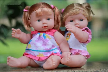 Bløde dukker Taler baby legetøj silikone reborn dukker I vand til badning baby Børns uddannelsesmæssige legetøj, som Børn gave