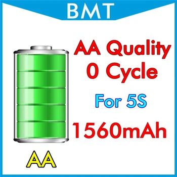 BMT Oprindelige 10stk/masse fineste Kvalitet, Kobolt Celle TI CPU 1560mAh 3,7 V Batteri til iPhone 5S 0 cyklus udskiftning Reparation