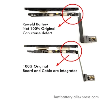 BMT Oprindelige 10stk/masse Foxcon Fabrik Batteri til iPhone 6 6G 1810mAh 3.82 V 0 cyklus reparation Ægte