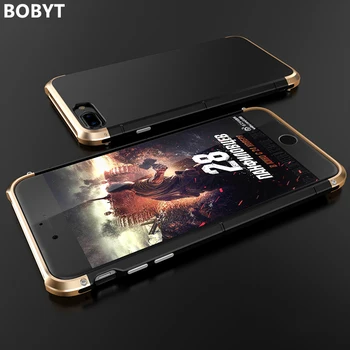 BOBYT Til iPhone 8 Plus Tilfælde Dække Luksus Slim Metal, Aluminium, Hård Plast Beskytte bagcoveret af Telefonen Case til iPhone 7 Plus Funda
