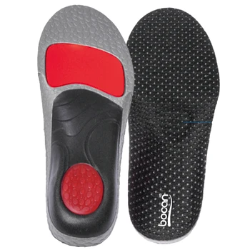 BOCAN Ortopædiske indlægssåler til flad fod anatomisk svangstøtte mand og kvinder sko indlægssåler stødabsorberende indlægssåler 6010