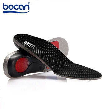 BOCAN Ortopædiske indlægssåler til flad fod anatomisk svangstøtte mand og kvinder sko indlægssåler stødabsorberende indlægssåler 6010