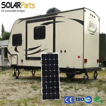 BOGUANG 100W 18V fleksible, effektive solpanel 12V celle modul system campingvogn, autocamper solar CA RUC AU-lager Gratis fragt