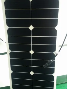 BOGUANG 1STK 40W ETFE fleksible solpaneler celle moduler til bil, båd RV 12V oplader med junction box MC4-stik