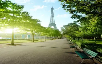 Boligmontering 3d natur baggrunde Paris Eiffel Tower Street View moderne stue wallpapers