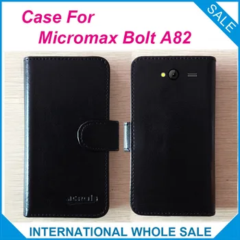 Bolt A82 Tilfælde Micromax Phone Nye Ankomst Fabrik Flip Læder Eksklusiv Dækning For Micromax Bolt A82 Tilfælde tracking nummer