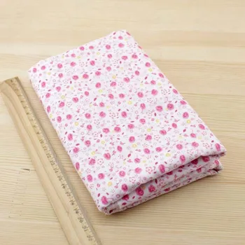 Booksew 7 stk 50cm*50cm Pink Bomuld Stof Fat Quarter For Syning DIY Quiltning, Patchwork-Vævet Tekstil Tilda Dukke Klud