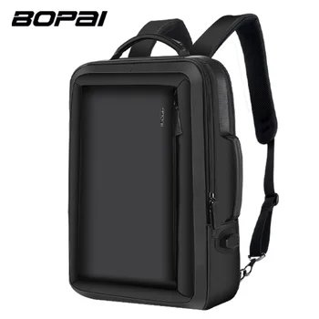 BOPAI Multifunktionel Rygsæk Forstørre Anti tyveri Laptop Backpack Eksterne USB-Opladning 15.6 Tommer Mænd School-Rygsæk Drop Shipping
