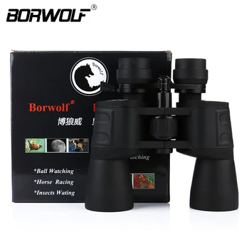 Borwolf 10-180X90 Høj Forstørrelse HD Professionel Zoom kraftig Kikkert, Vandtæt night vision til jagt