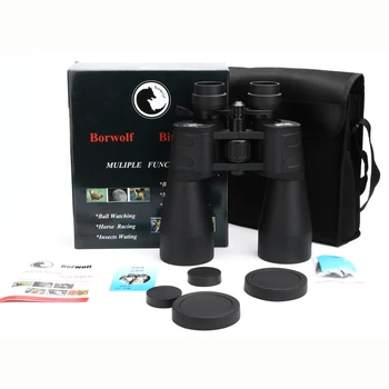 Borwolf 10-60 gange Høj Forstørrelse HD Professionel Zoom Kikkert 10-380X100 Teleskop Night Vision