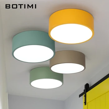 BOTIMI Nye Ankomst LED-loftsbelysning Farverige Loft Lampe Til Korridoren Farver Kids Room Lys Metal Lampeskærm Køkken Belysning