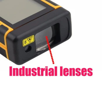 Branchens standard Laser Afstandsmåler 150 M Meter laser Distance Meter Digital afstandsmåler Tape Areal-volumen-Vinkel Tester værktøj