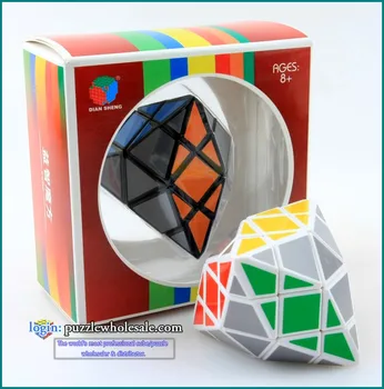 Brand NewDiansheng 4-hjørne-kun Magic Cube 4 Hjørne Hastighed, Puslespil, Terninger Pædagogisk Legetøj Hjerne Teaser Forestille Puslespil cubo magico