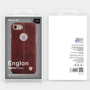 Brand Vintage PU Læder cover til iPhone 7 Plus Tilfælde 5.5 tommer Nillkin Englon Serie til iPhone 7 Tilfælde arbejde med magnetholder