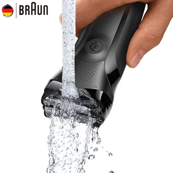 Braun 301S Elektrisk Barbermaskine for Mænd wholebody Vaskbar Frem Tredobbelte Klinger Facial Hair Care Elektriske Sahver Genopladelige