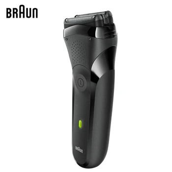 Braun Barbermaskine Flydende Hoved Elektrisk Barbermaskine Hele Kroppen Vask Intimbarbering Produkt for Mænd, Sikkerhed Shaver 301S/300S