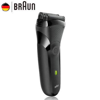 Braun Elektriske Shaver Til Mænd Personlig Pleje Barbermaskiner Vaskbar Flydende Hoved Elektrisk Barbermaskine til Barbering og produktsikkerhed Shaver 300S