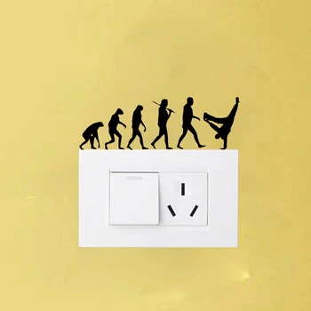 Break Dance Evolution Fashion Soveværelse Vinyl Væg Sticker Skifte Decal 6SS0180