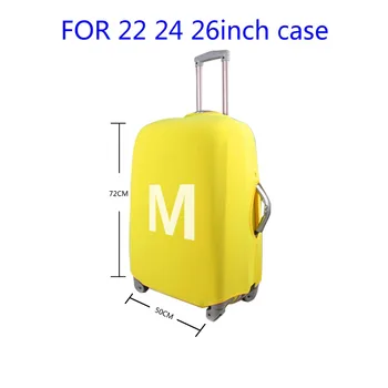 Britisk Stil Print Rejse Bagage Dækning Kuffert Trolley Sag Beskyttende Dækker Strække Gælder for 18 til 32 Tommer Elastisk Kuffert