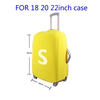 Britisk Stil Print Rejse Bagage Dækning Kuffert Trolley Sag Beskyttende Dækker Strække Gælder for 18 til 32 Tommer Elastisk Kuffert
