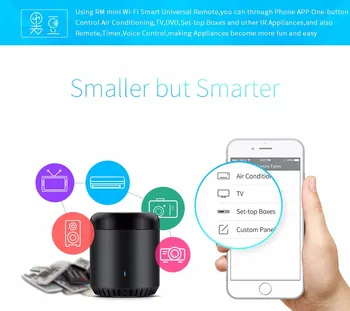 Broadlink RM Mini3 Universal Intelligent WiFi/IR/4G Trådløse Fjernbetjening Via IOS Android Smart Home Automation