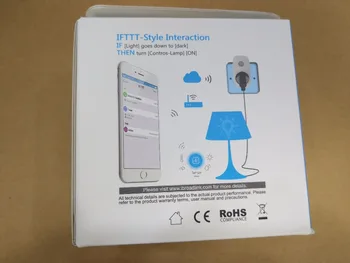Broadlink SP3 EU ' s Mini-Nat Lys Wifi Stik Plug Outlet Smart Ekstern Trådløs Kontrol Til Smart Phone