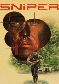 Brugerdefineret lærred, plakat American Sniper retro Plakat Hjem Dekoration kraftpapir væg plakat print