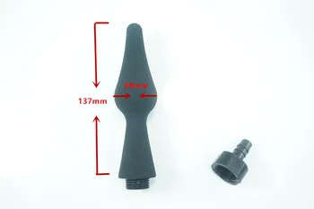 Brusebad Douche Skeden Rengøring silikone enema syringe system butt plug anal perler dyser tip vedhæftet fil sex legetøj
