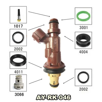 Brændstof injector reparationssæt brændstof injector filter oring plastik skive pintle cap passer til toyota 3.4 L AY-RK046