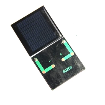 BUHESHUI 5V 50mA Mini Solcelle Polykrystallinske 0.25 W DIY Solar Panel 3,6 V Batteri Uddannelser Kits Toy 50*50 mm 30stk/masse