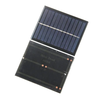 BUHESHUI Mini 1.5 W 6V Solceller Polykrystallinske Solceller Panel Solar Module DIY Solar Oplader 112*91mm 5pcs/masse Gratis Fragt