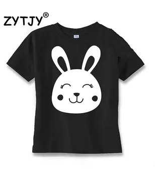 Bunny kanin Print Børn tshirt Dreng Pige shirt Børn, Småbørn Tøj Sjove Top Tees Z-87