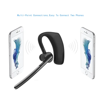 Business Wireless Bluetooth Mini Hovedtelefon Intelligent Hovedtelefoner Med MIKROFON Sport Bas Headset Til xiaomi huawei Smartphone ihpone