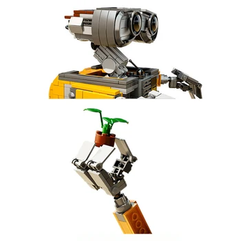 Byggesten Model 16003 Kompatibel med lego IDÉ WALL E 21303 Figur Pædagogisk Legetøj for Børn Gave til en Dreng, Pige