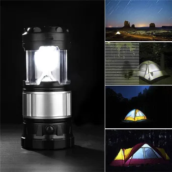 Bærbare Lanterne Sol Camping Udendørs Lampe USB-LED ' en Sammenklappelig Camp Telt Lys Genopladelig Lommelygte Torch for Vandreture Camping