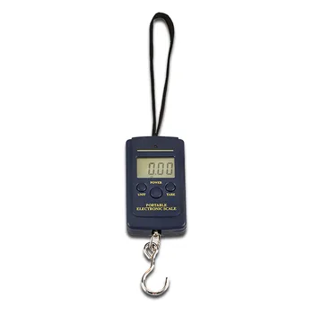 Bærbare Lomme Elektronisk Digital Skala 0,01 g * 40kg Hængende Bagage Vægt Balance Bismer Sort