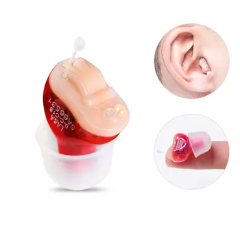 Bærbare Mini CIC Digital Usynligt høreapparat Ear Sound Forstærker I Øret Tone, Volumen Justerbar Høreapparater Dropshipping