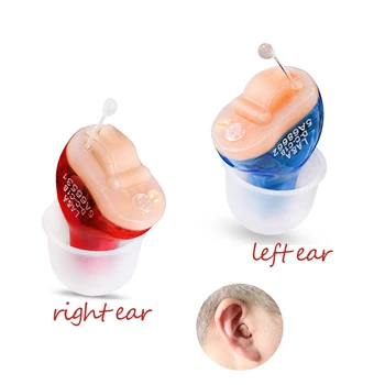 Bærbare Mini CIC Digital Usynligt høreapparat Ear Sound Forstærker I Øret Tone, Volumen Justerbar Høreapparater Dropshipping