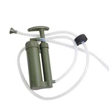 Bærbare Vand Filter, Udendørs Rense Pumpen Mini Personlig Vand Filteres Halm Nye Army Grøn Vandring Camping Sikkerhed Overlevelse Værktøjer