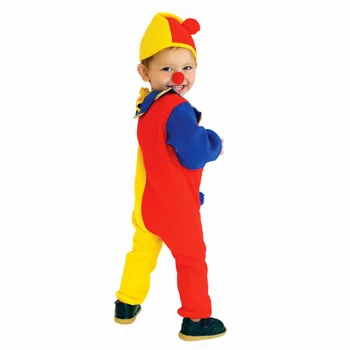 Børn Børn Baby Buksedragter & Rompers+Hat+Næse Halloween, Karneval Klovn I Cirkus Cosplay Kostumer Performance Tøj Party
