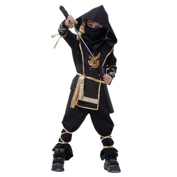 Børn Ninja Kostumer, Halloween Party Drenge Piger Kriger Stealth børnenes Dag Cosplay Assassin Kostume