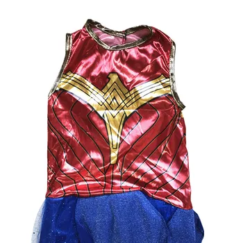 Børn Piger Wonder Woman Cosplay Kostume Deluxe Barn Dawn Of Justice Prinsesse Halloween Nye År Part Kjole