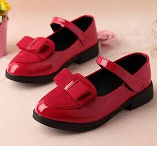 Børn, prinsesse læder sko PU 3 farver afslappet baby blomst lyserøde piger mode mærke sko ninos gratis fragt 668