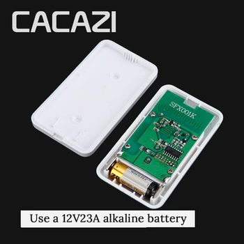 CACAZI Høj Kvalitet Trådløse dørklokke 315 MHz DC batteri-drevet dørklokken 200M fjernbetjening 36 rings 25-80 db døren kime